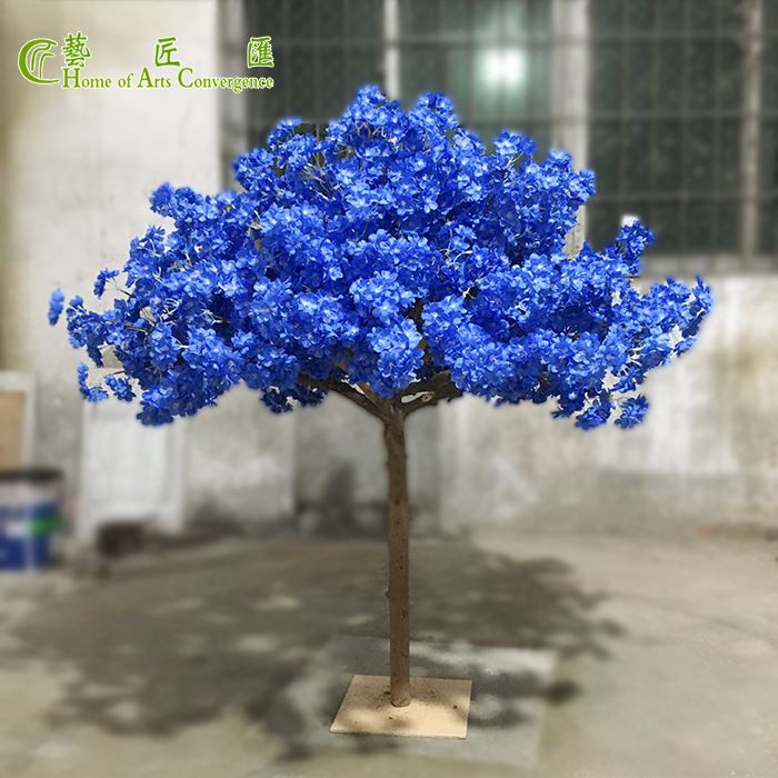 Blue Silk Wood Trunk Cherry Blossom Trees Supplier Blue Silk Wood Trunk Cherry Blossom Trees Supplier