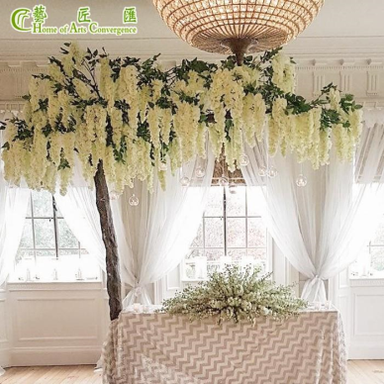 Prošireno lažno stablo wisteria za vjenčanje