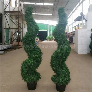 Dekorativna spiralna lažna topiary stabla Vrtni ukras